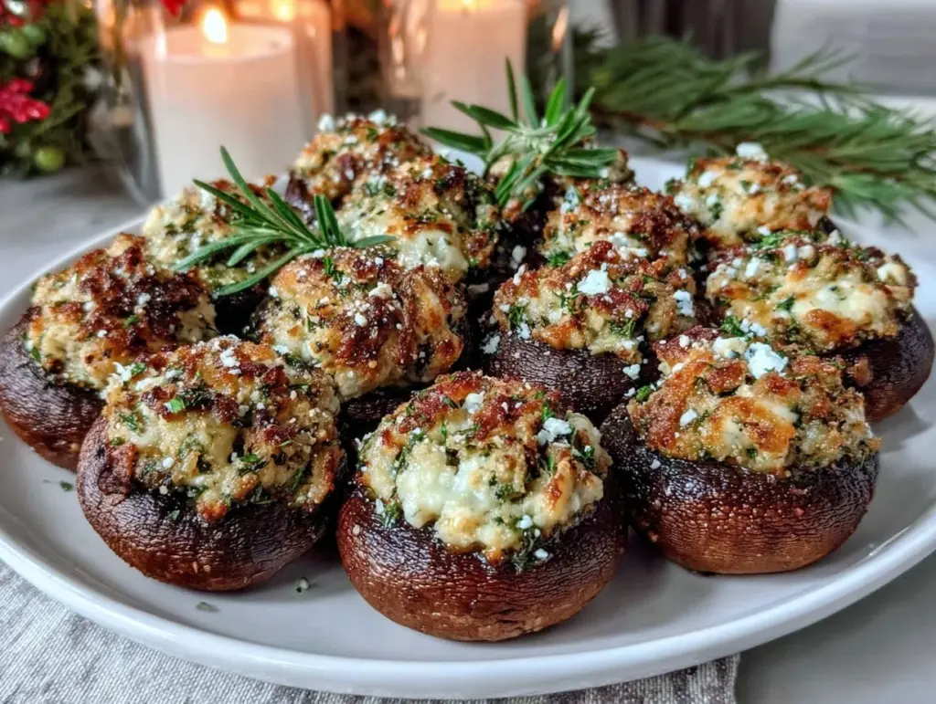 Herb-Stuffed Mushrooms - featured image