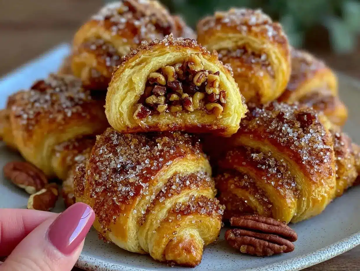 homemade rugelach pastries preparation steps