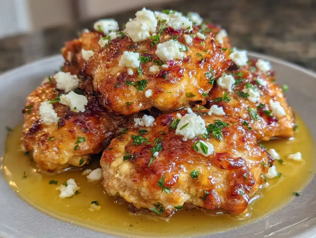 hot honey feta chicken preparation steps