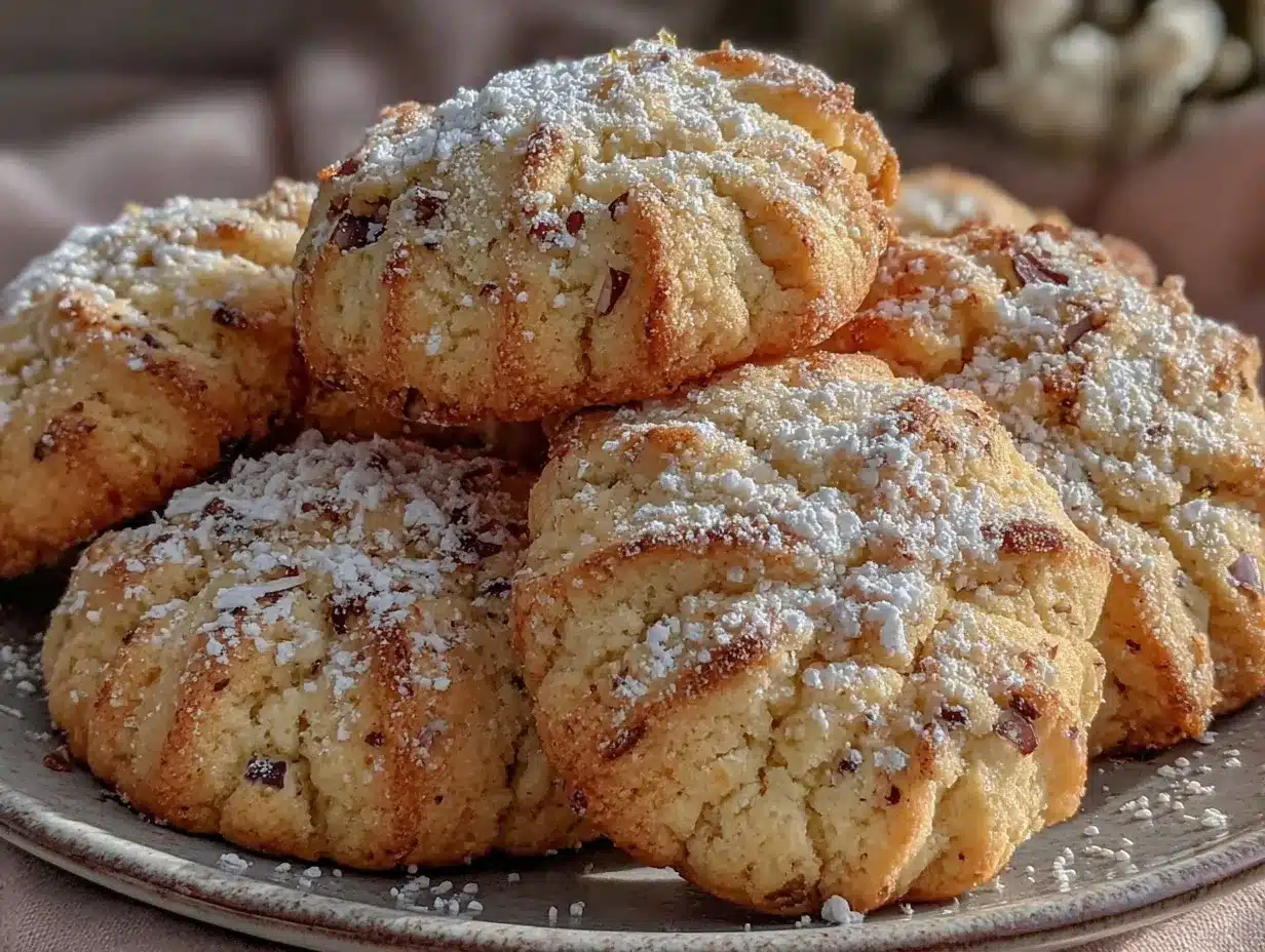 Italian cookies preparation steps