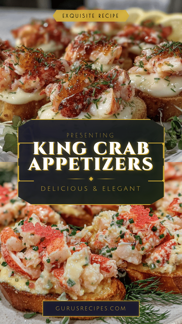 king crab appetizers recipe