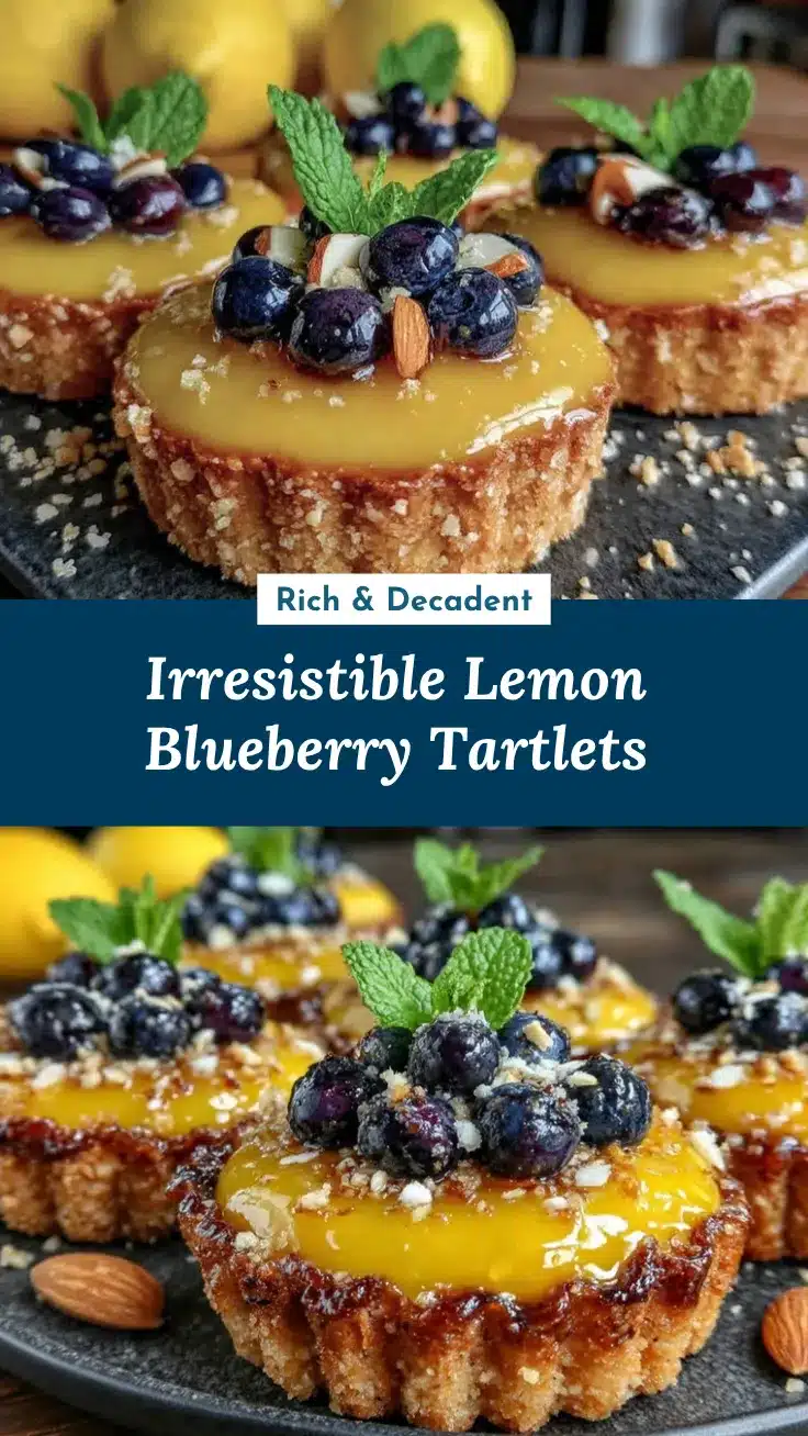 lemon blueberry tartlets recipe