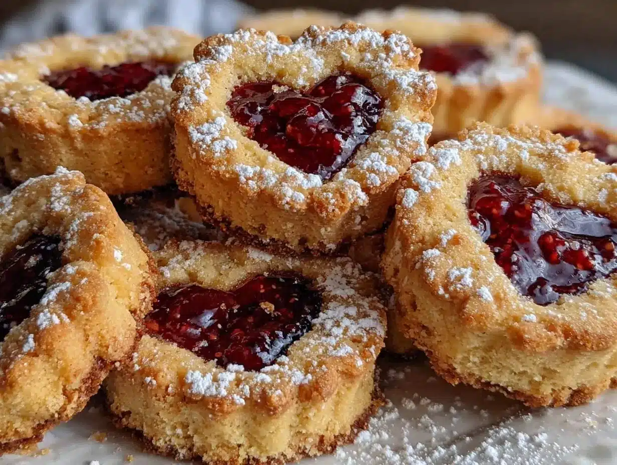 Linzer tarts preparation steps