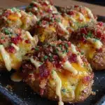 Loaded Bacon Ranch Smashed Potatoes - featured image