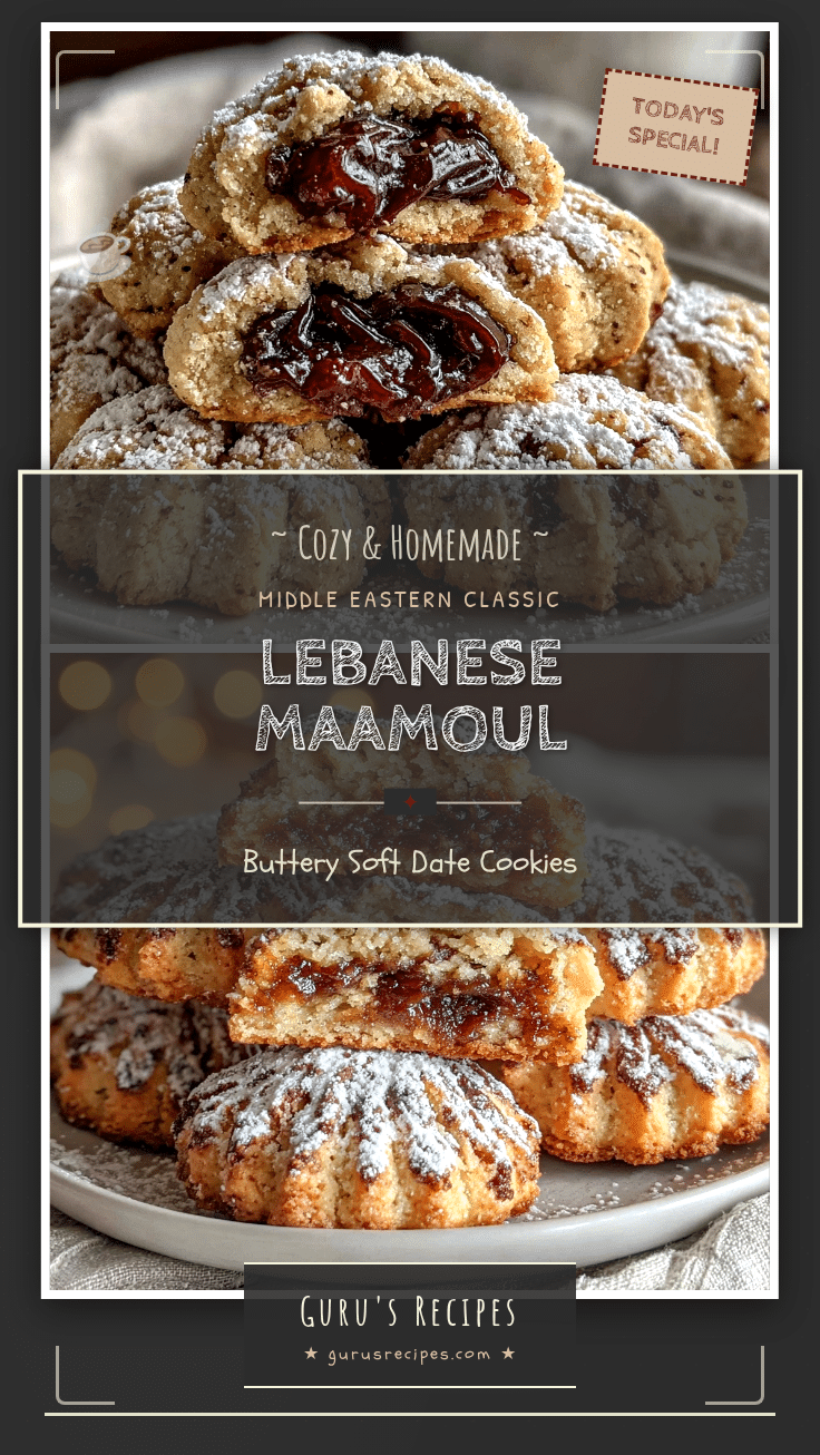 Maamoul Lebanese Date Cookies recipe