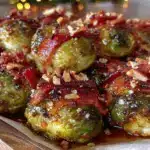 maple bacon brussels sprouts - featured image