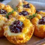 mini brie pastry cups - featured image