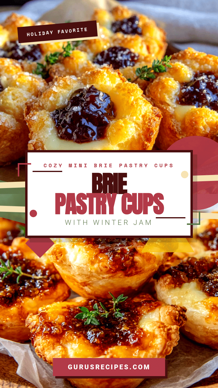 mini brie pastry cups recipe