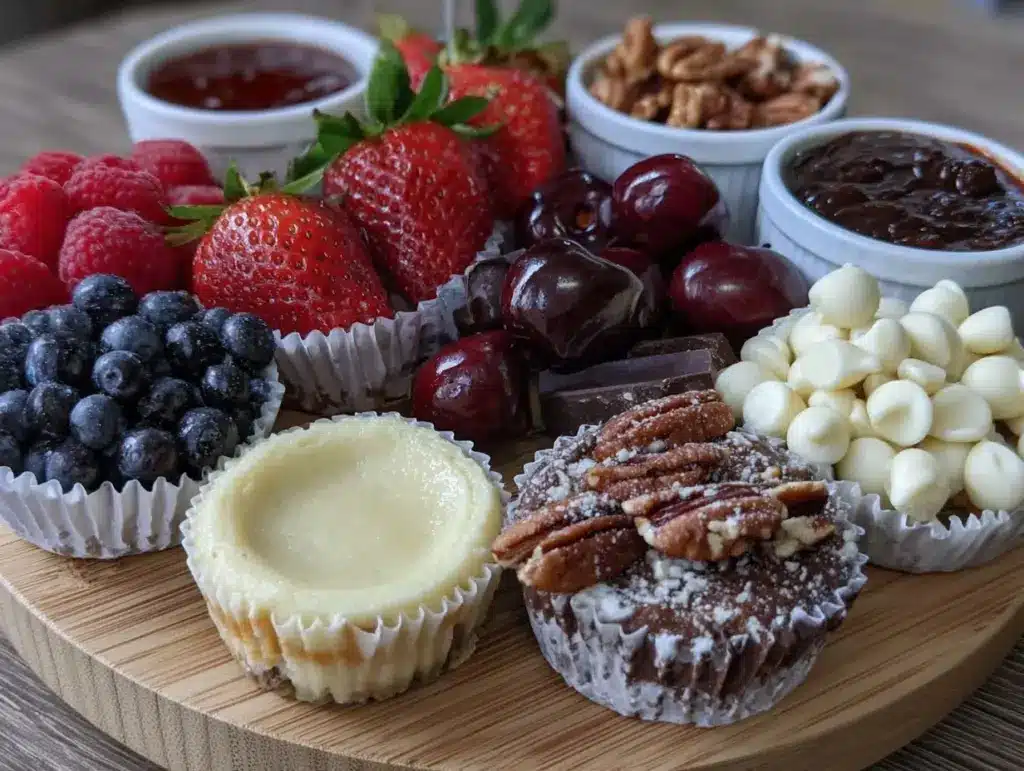 mini cheesecake board - featured image