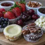 mini cheesecake board - featured image