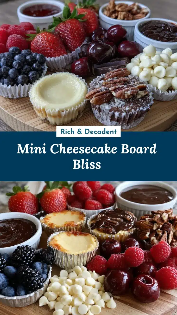 mini cheesecake board recipe