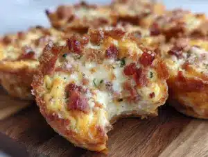 mini quiche Lorraine bites - featured image