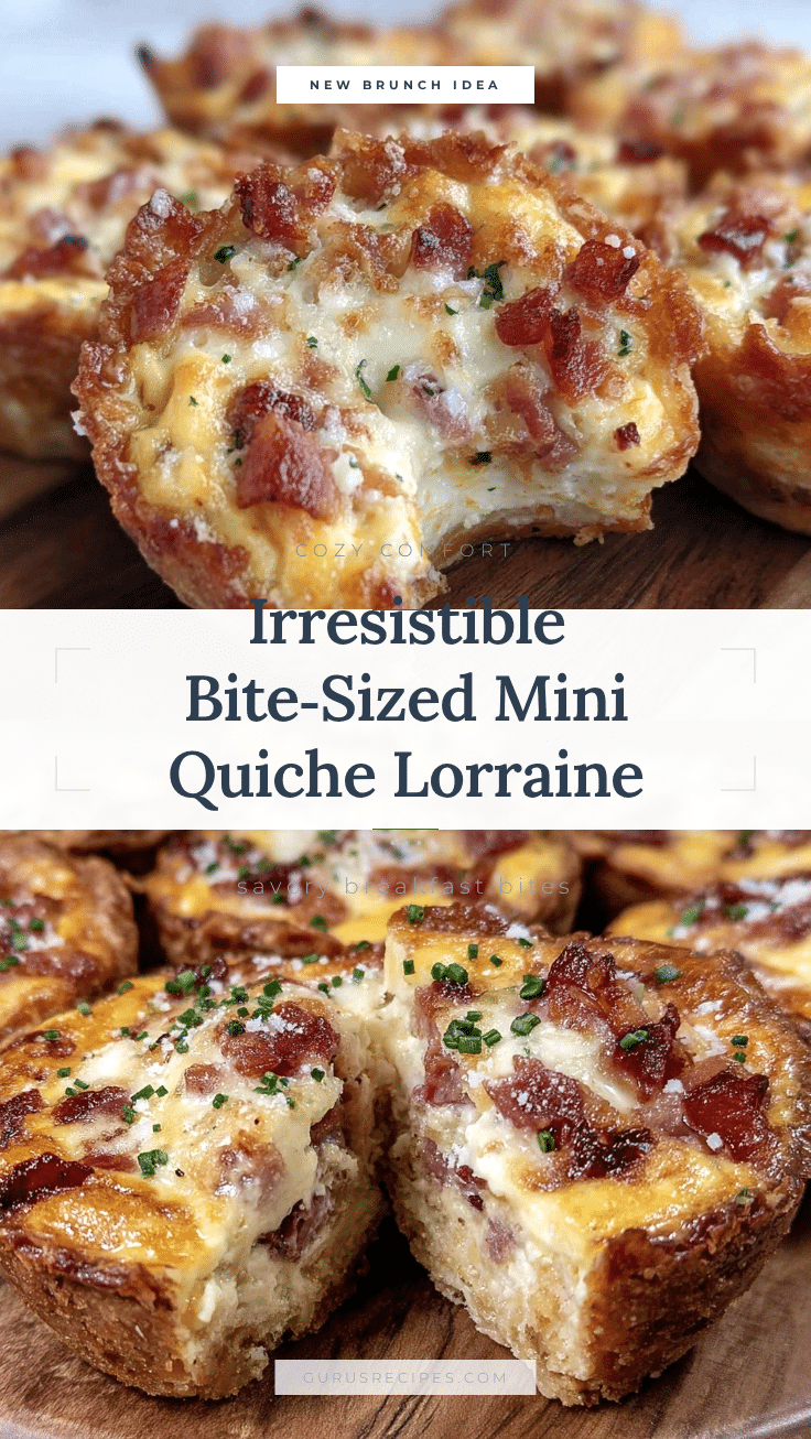 mini quiche Lorraine bites recipe