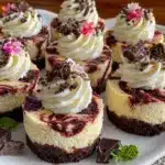 no-bake mini cheesecakes - featured image
