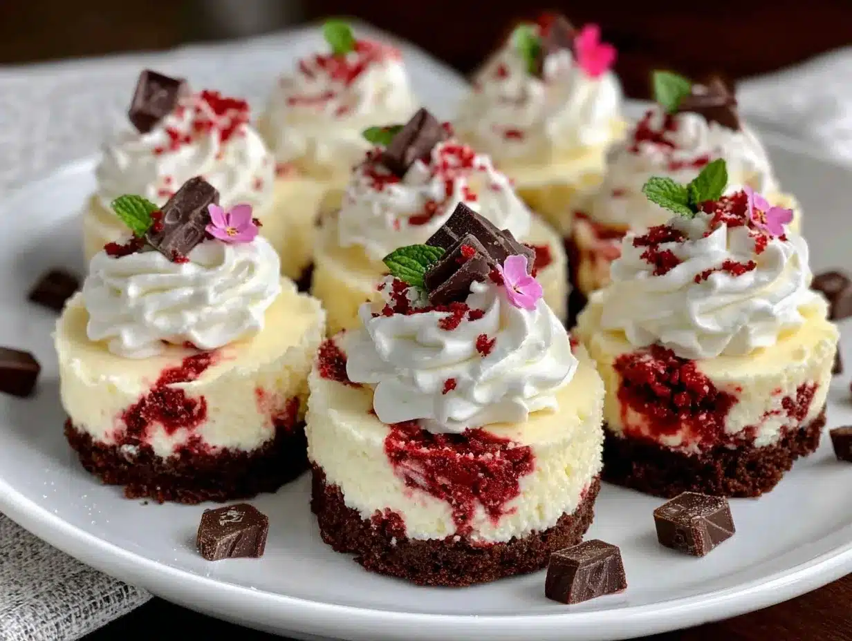 no-bake mini cheesecakes preparation steps