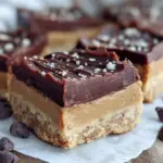 no bake peanut butter bars - featured image
