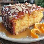 orange almond cake - featured image