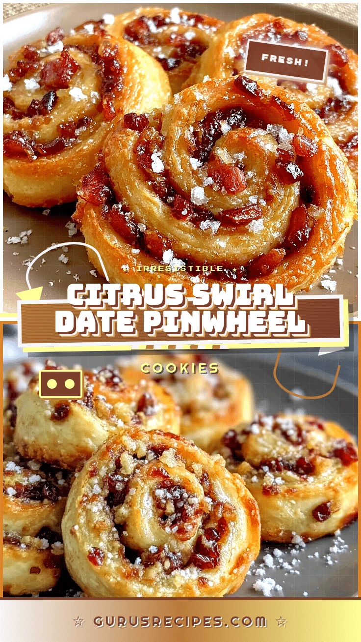 orange date pinwheel cookies recipe