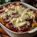 overnight cinnamon roll casserole - featured image