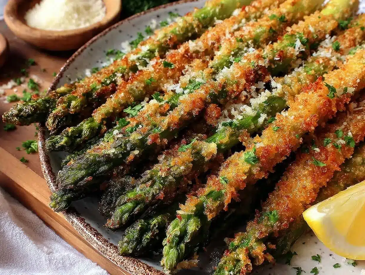 Parmesan Crusted Asparagus preparation steps