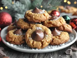 peanut blossoms cookie recipe - featured image