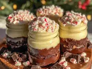 Peppermint Bark in Mason Jars - featured image