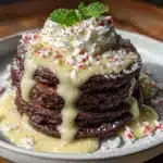 Peppermint cocoa pancakes - featured image