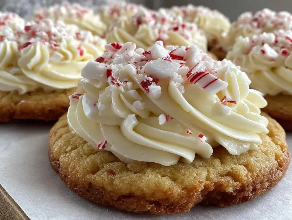 peppermint sugar cookies - featured image