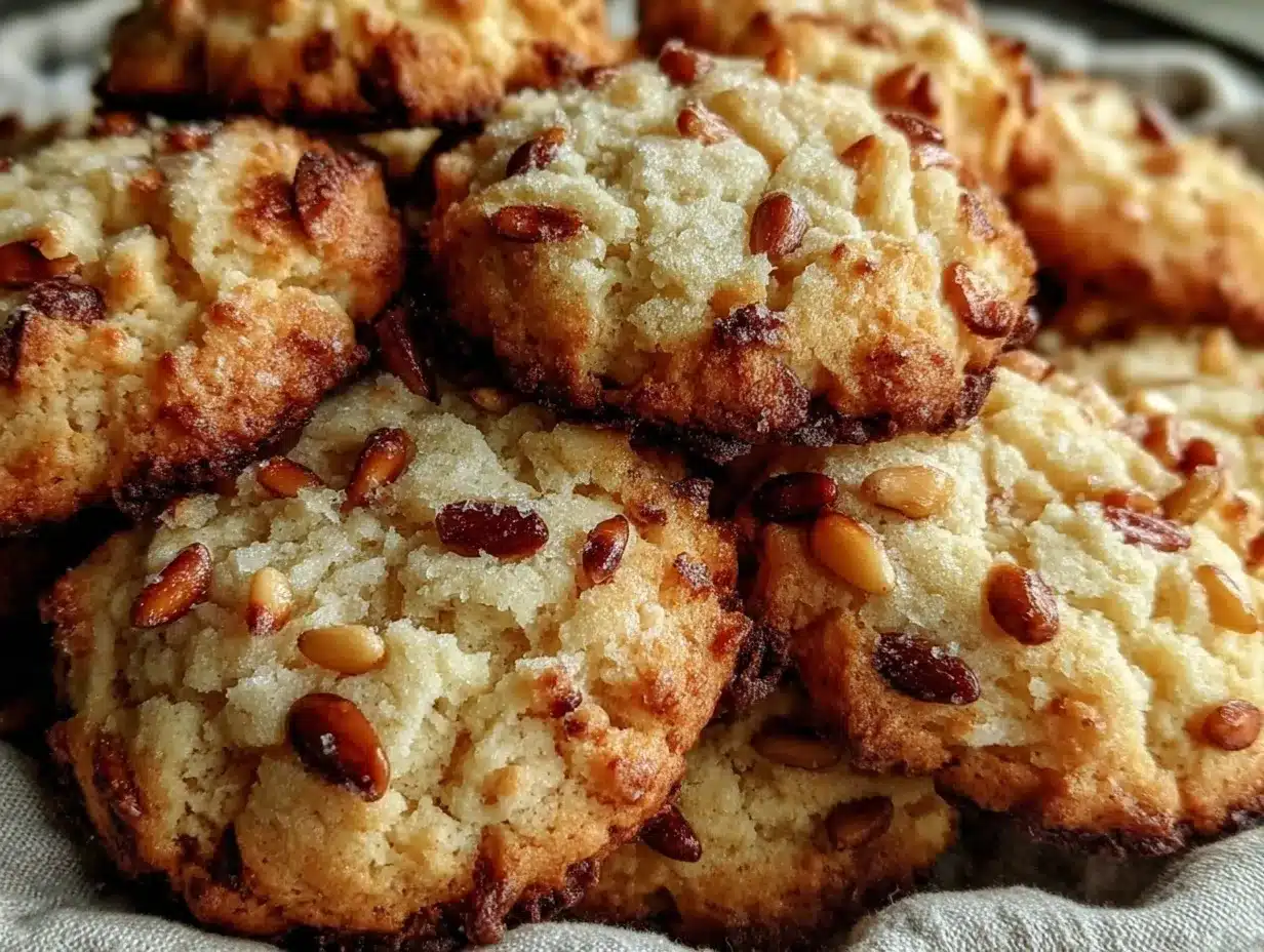 pignoli cookies preparation steps