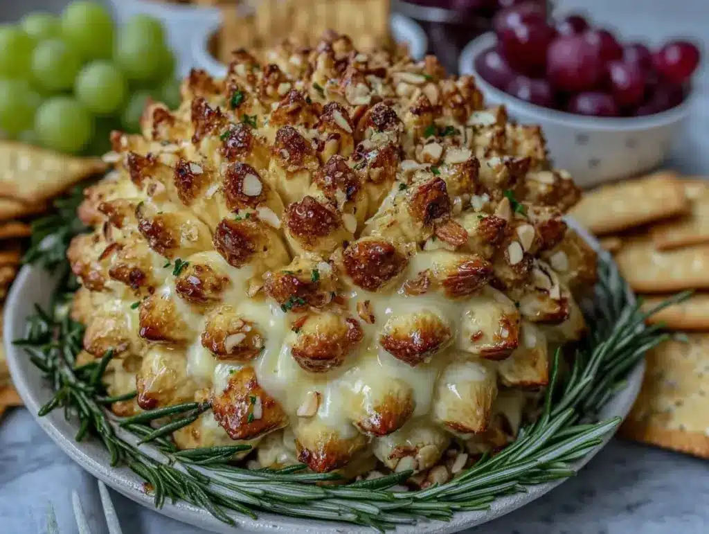 pine cone cheese ball - featured image