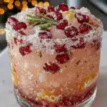 pomegranate prosecco cocktail - featured image