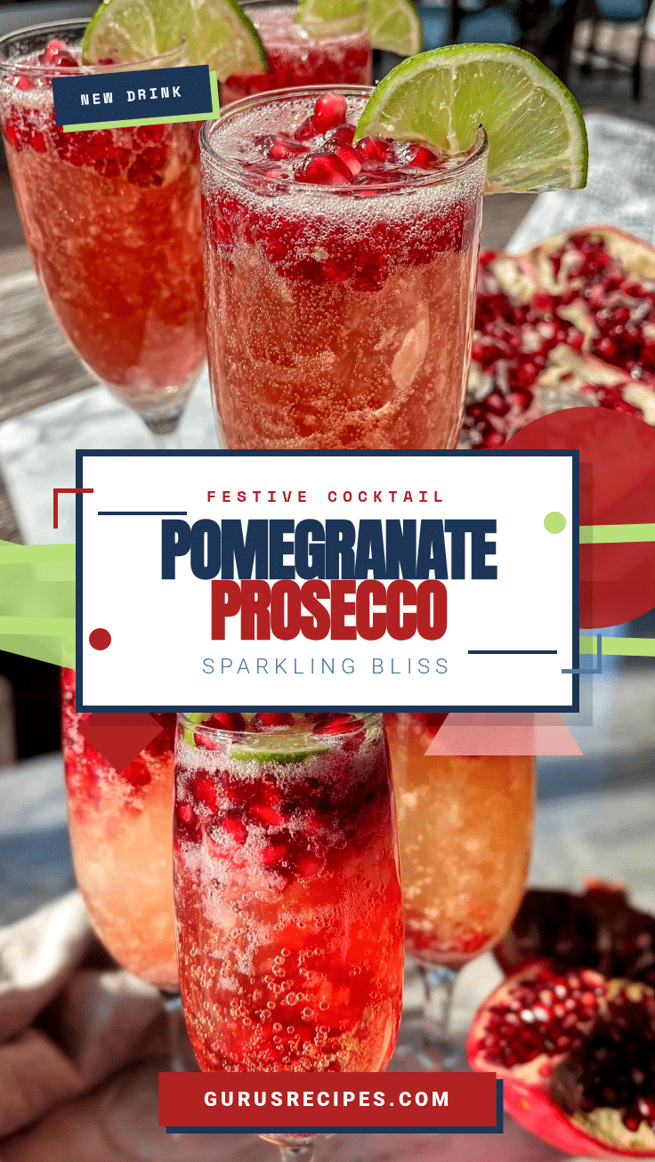 Pomegranate Prosecco Cocktail recipe