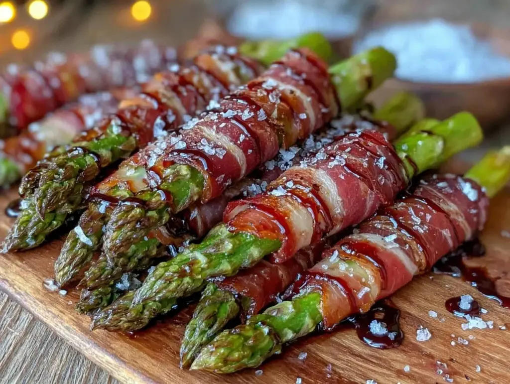 prosciutto-wrapped asparagus - featured image
