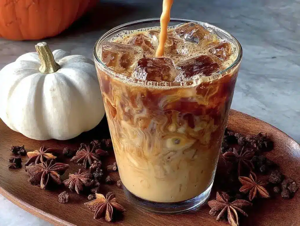pumpkin cream chai latte - featured image