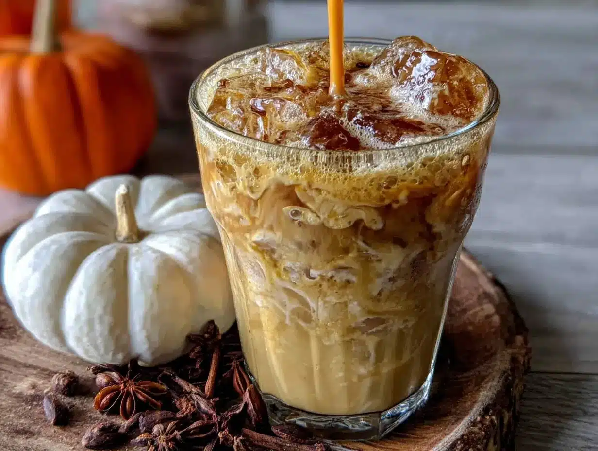 pumpkin cream chai latte preparation steps