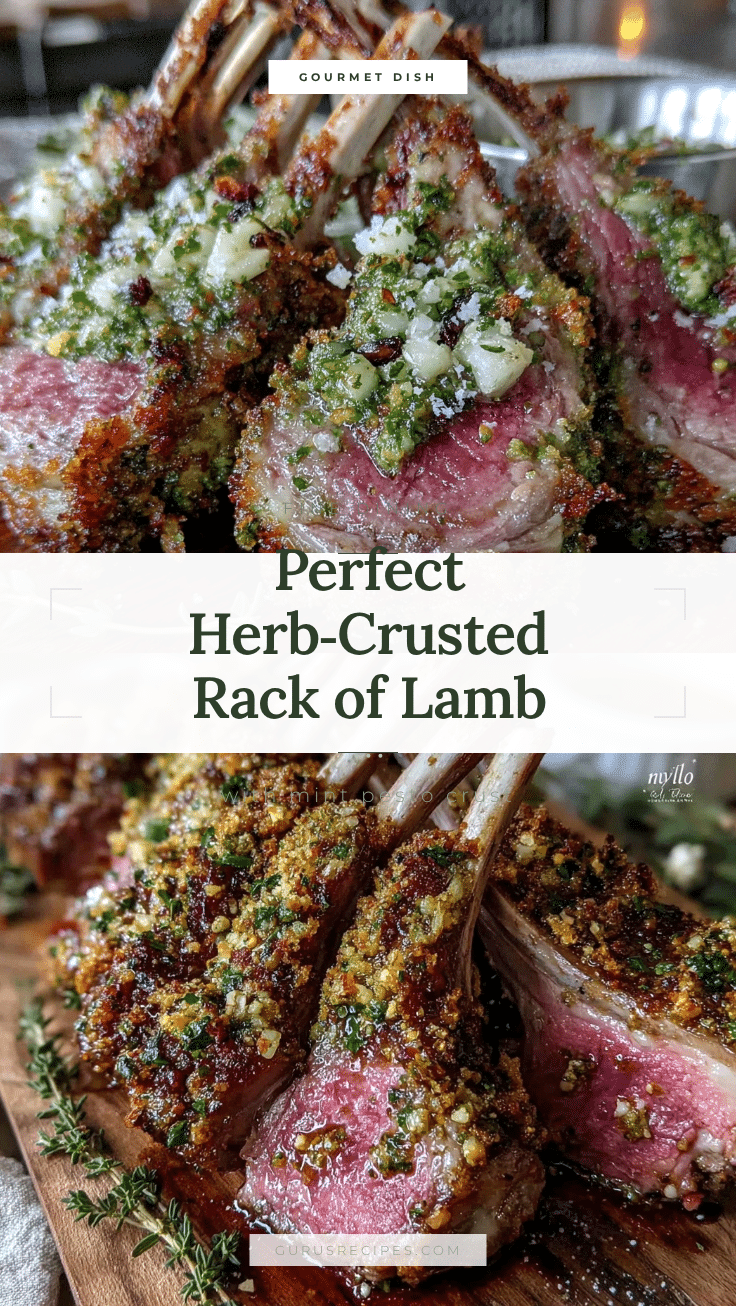 rack of lamb with mint pesto crust recipe