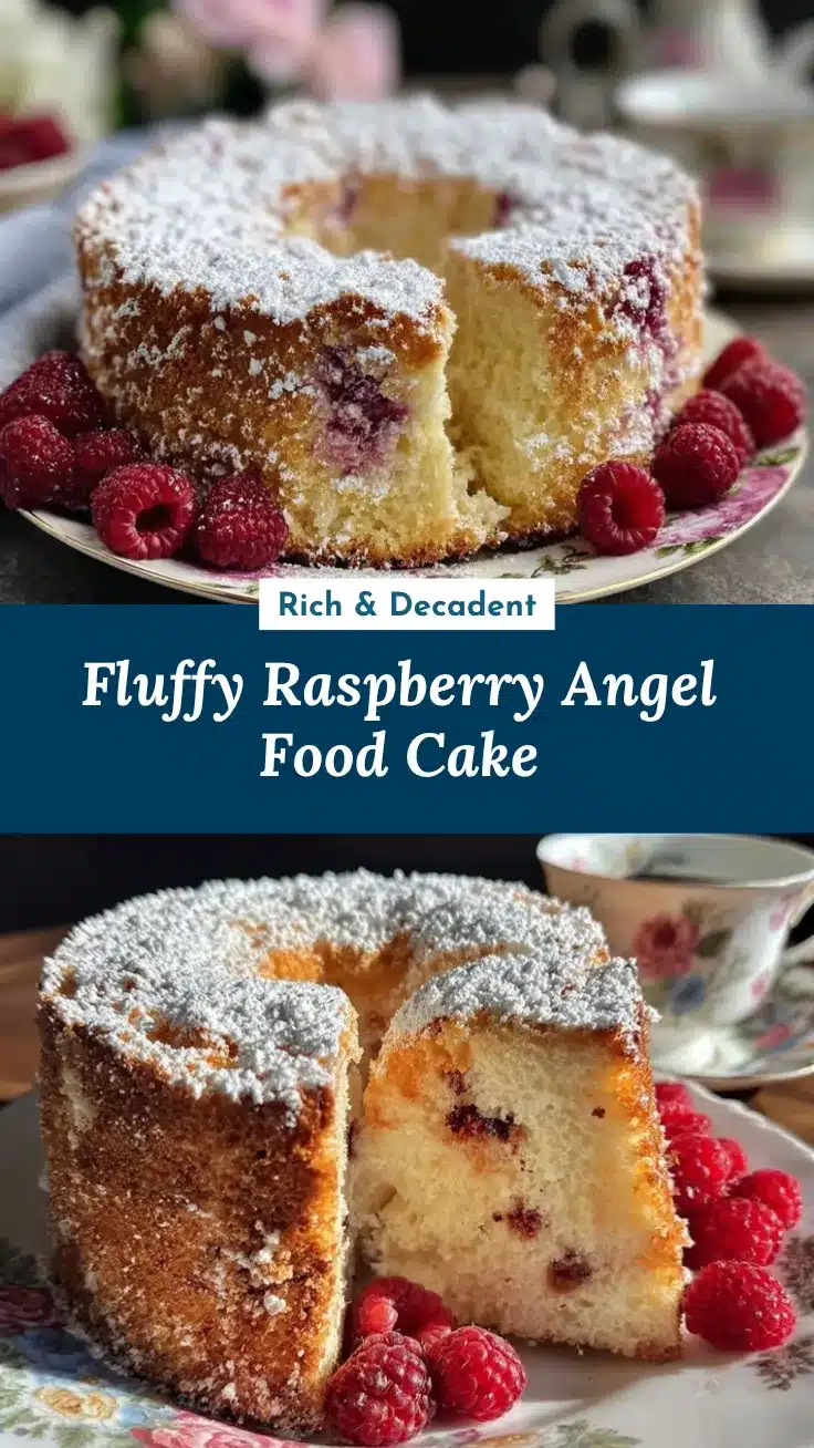 raspberry angel food cake recipe