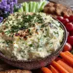 raw vegetable dip recipe - featured image