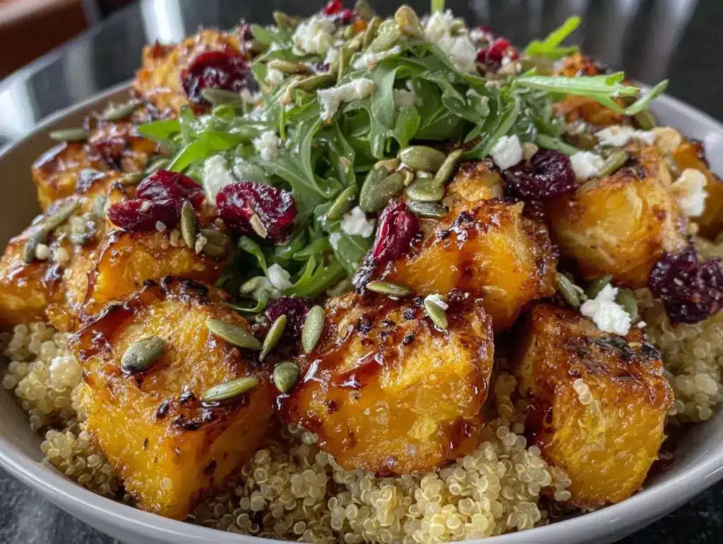 roasted butternut squash bowl - featured image