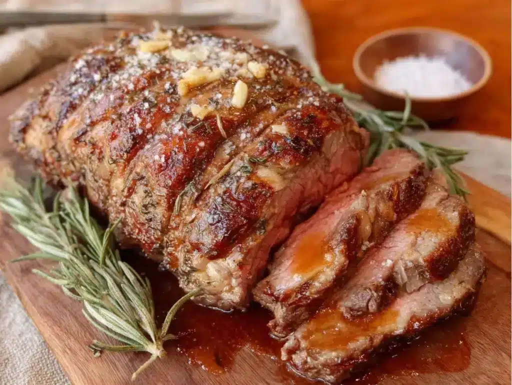 roasted leg of lamb - featured image