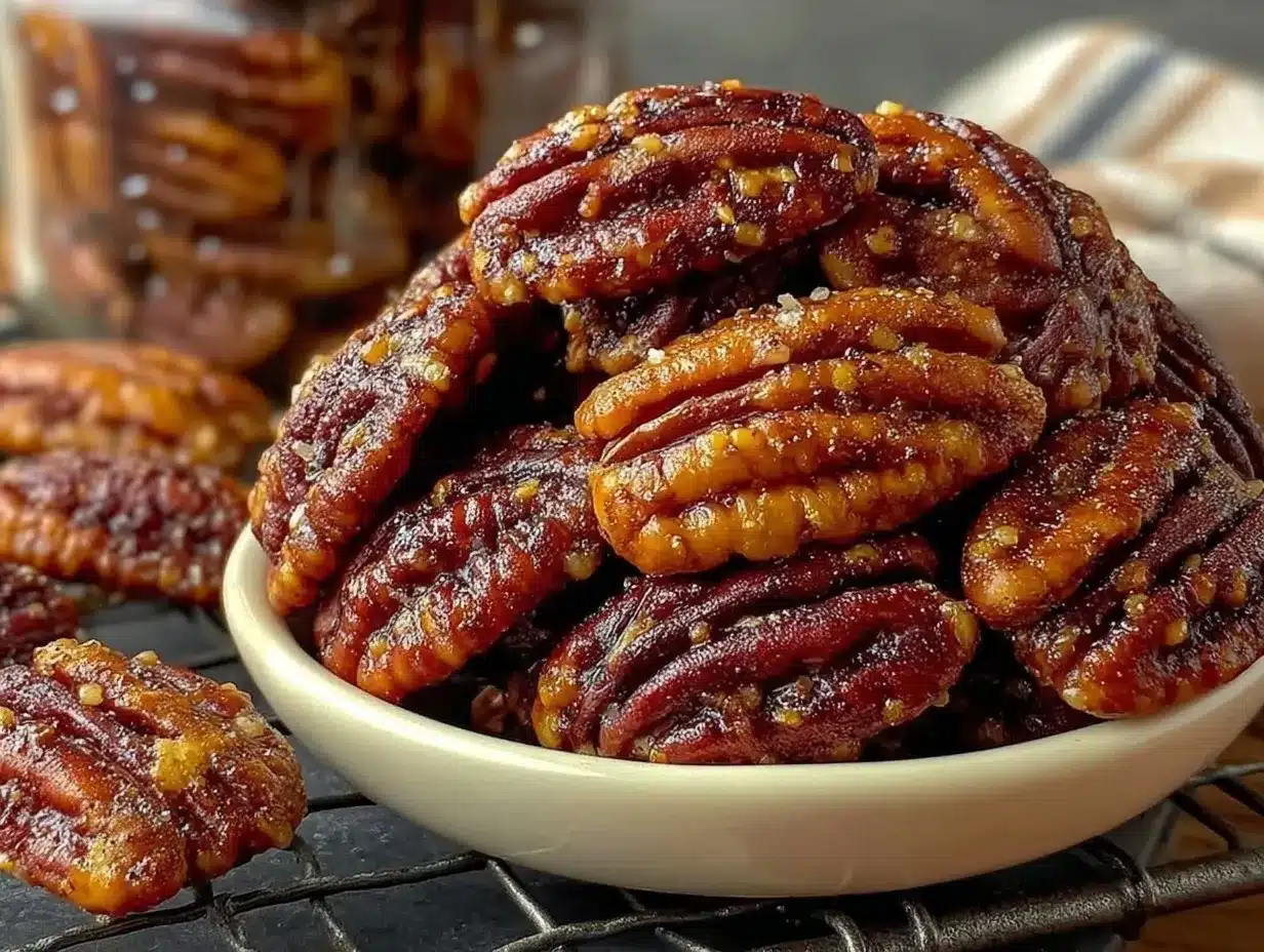 roasted pecans with sea salt preparation steps
