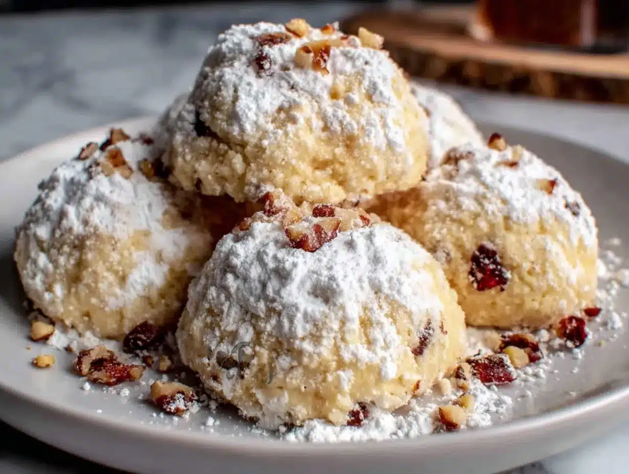 Russian Tea Cakes preparation steps