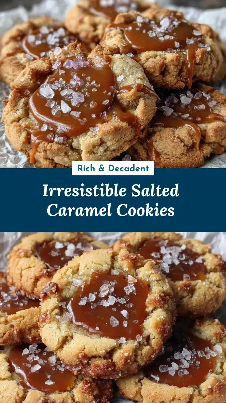 salted caramel cookies recipe