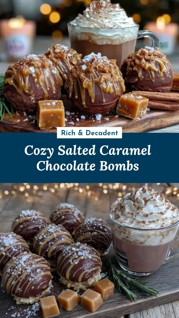 salted caramel hot chocolate bombs recipe