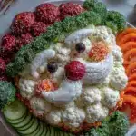 Santa vegetable tray - featured image