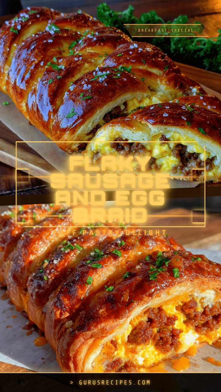 sausage and egg breakfast braid recipe