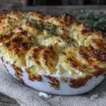 scalloped potatoes with gruyere and thyme - featured image