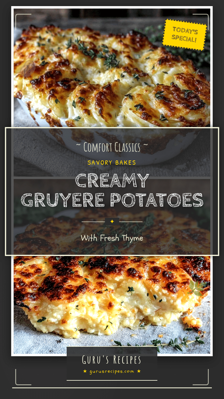 scalloped potatoes with gruyere and thyme recipe