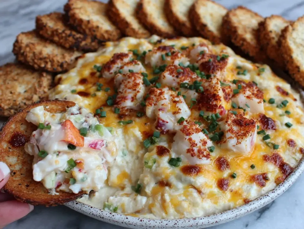 seafood crab dip - featured image