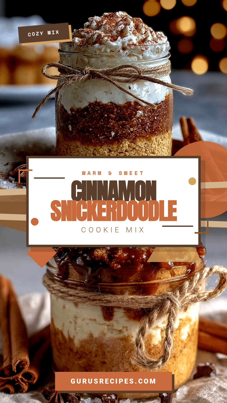 Snickerdoodle Cookie Mix in a Jar recipe